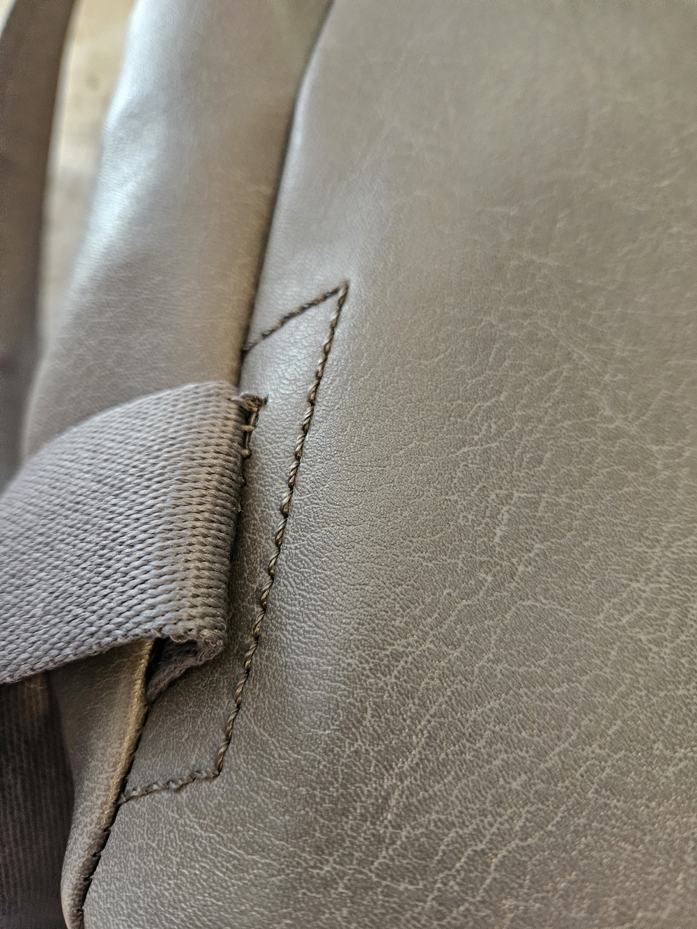 Matt & Nat Grey Vegan Leather Backpack - Picture 10 of 10